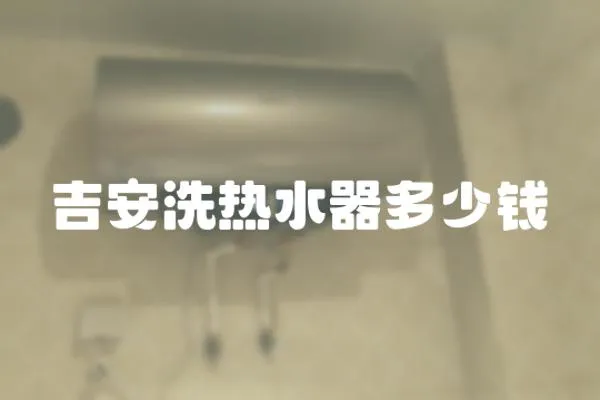 吉安洗熱水器多少錢