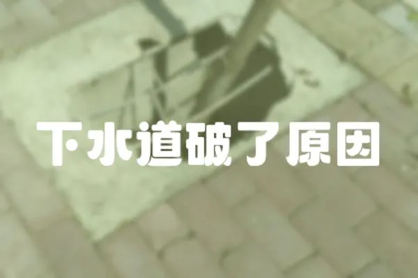 下水道破了原因
