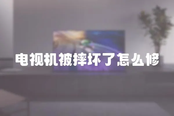 電視機被摔壞了怎么修