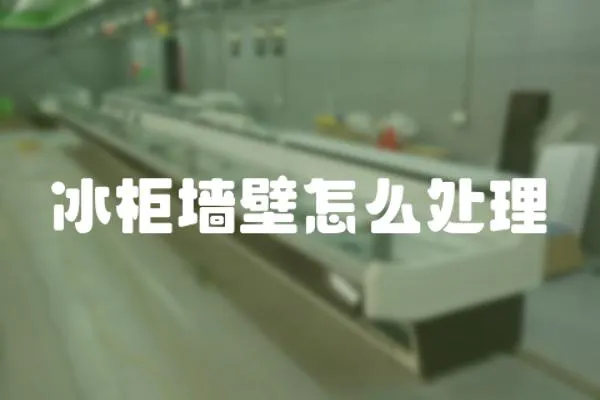 冰柜墻壁怎么處理