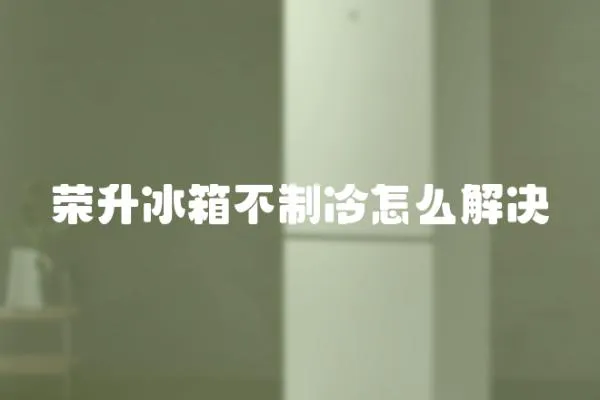 榮升冰箱不制冷怎么解決