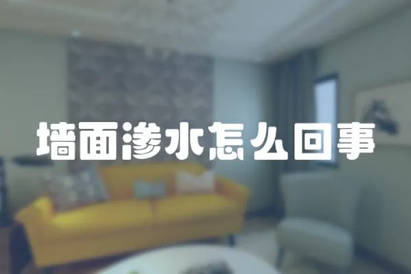 墻面滲水怎么回事