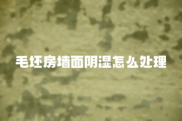 毛坯房墻面陰濕怎么處理