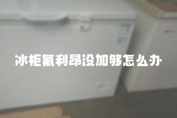 冰柜氟利昂沒加夠怎么辦