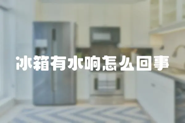 冰箱有水響怎么回事