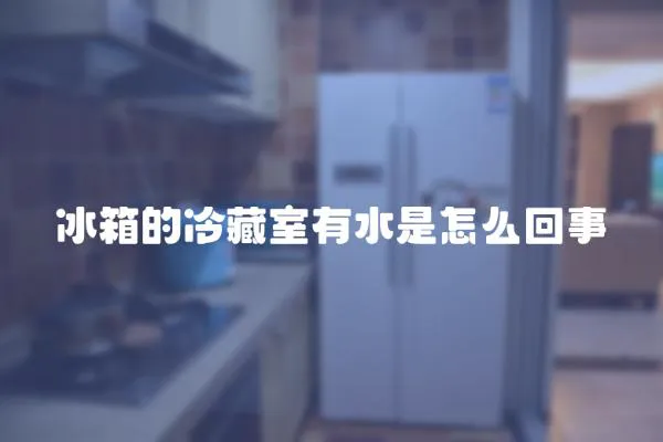 冰箱的冷藏室有水是怎么回事