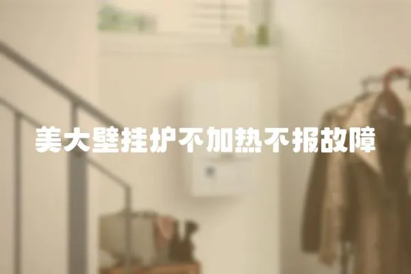 美大壁掛爐不加熱不報故障