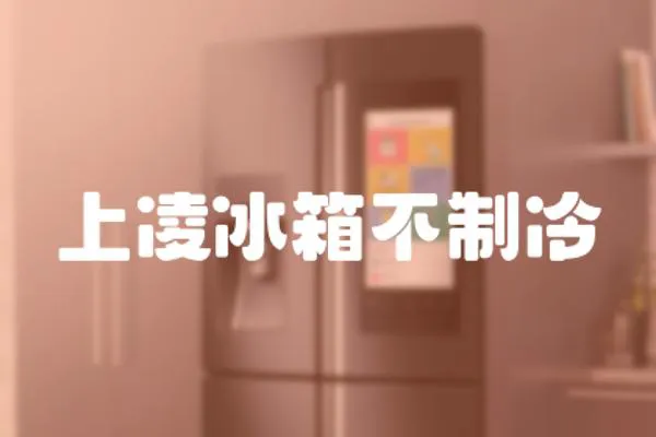 上凌冰箱不制冷