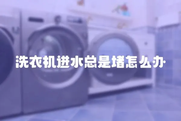 洗衣機進水總是堵怎么辦