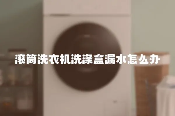 滾筒洗衣機洗滌盒漏水怎么辦