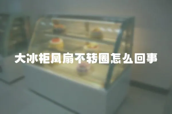 大冰柜風扇不轉圈怎么回事