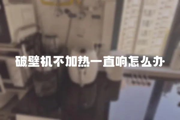 破壁機(jī)不加熱一直響怎么辦