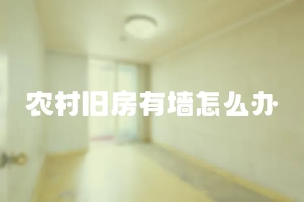 農(nóng)村舊房有墻怎么辦