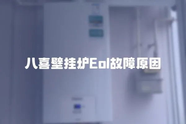 八喜壁掛爐Eol故障原因