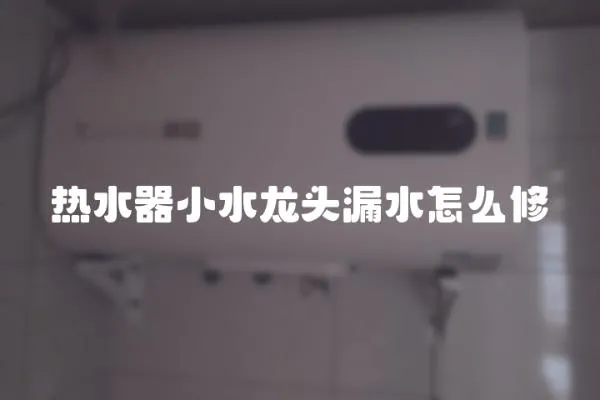 熱水器小水龍頭漏水怎么修