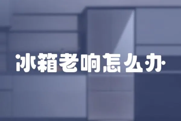 冰箱老響怎么辦