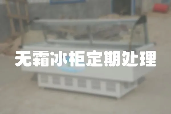 無霜冰柜定期處理