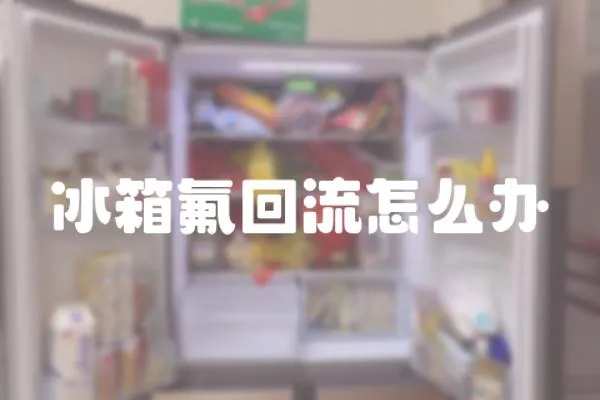 冰箱氟回流怎么辦