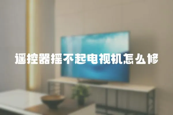 遙控器搖不起電視機(jī)怎么修