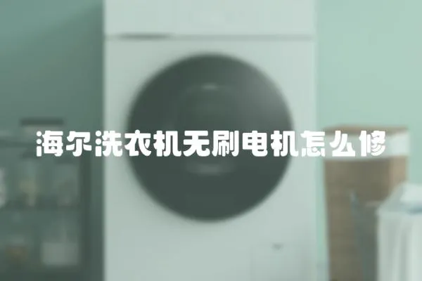 海爾洗衣機無刷電機怎么修