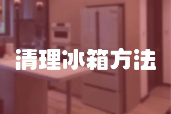 清理冰箱方法