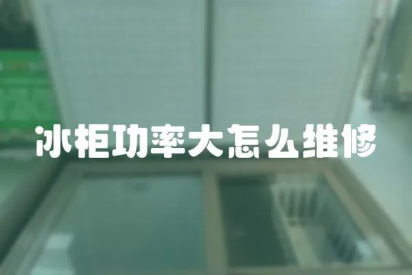 冰柜功率大怎么維修