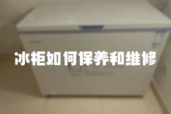 冰柜如何保養和維修