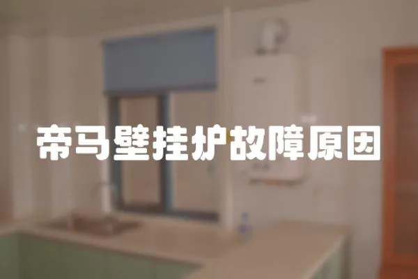 帝馬壁掛爐故障原因
