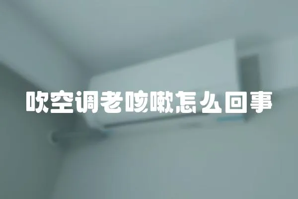 吹空調(diào)老咳嗽怎么回事