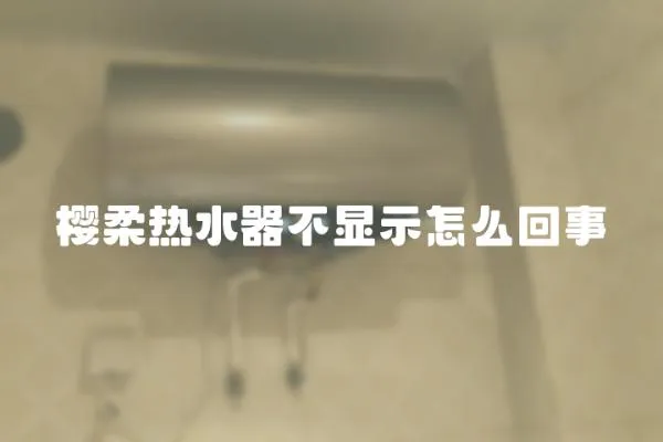 櫻柔熱水器不顯示怎么回事