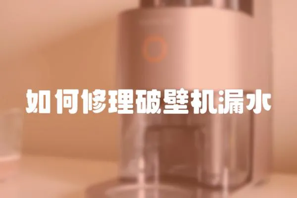 如何修理破壁機(jī)漏水