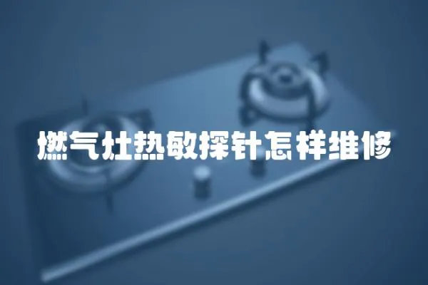 燃氣灶熱敏探針怎樣維修