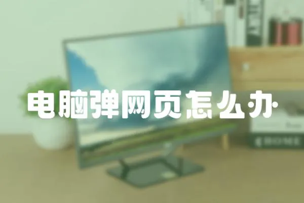 電腦彈網頁怎么辦