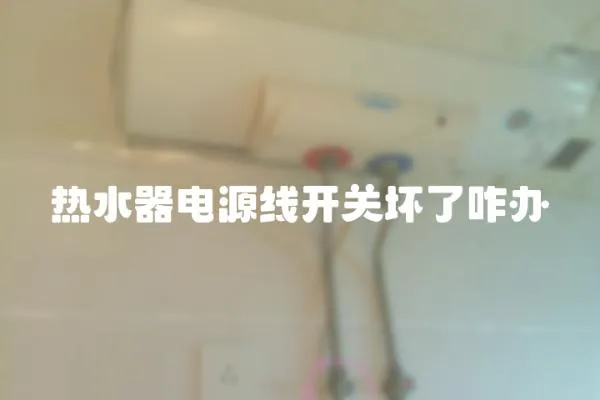熱水器電源線開關(guān)壞了咋辦