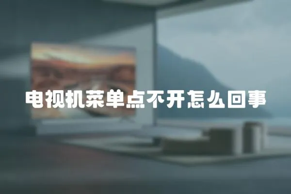 電視機菜單點不開怎么回事