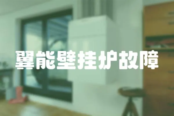 翼能壁掛爐故障