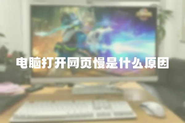 電腦打開網頁慢是什么原因