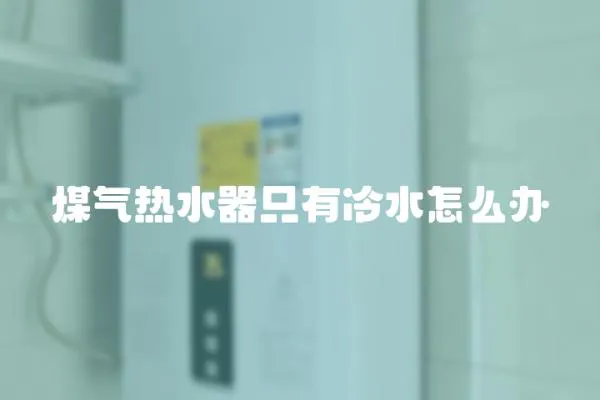 煤氣熱水器只有冷水怎么辦