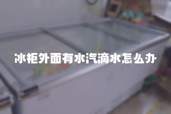 冰柜外面有水汽滴水怎么辦