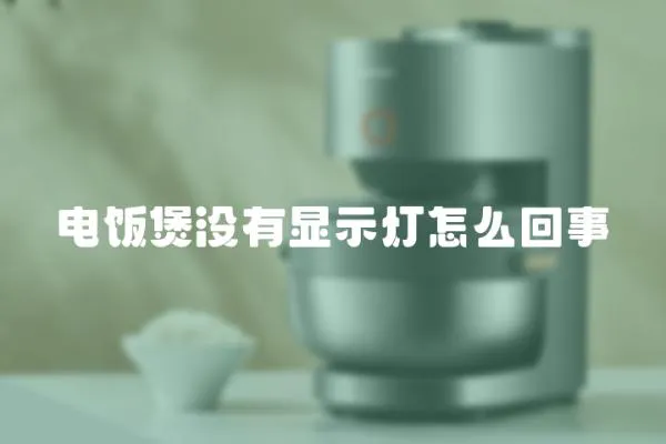 電飯煲沒有顯示燈怎么回事
