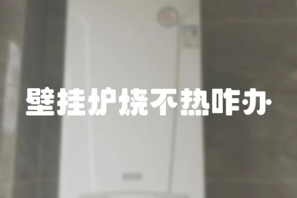 壁掛爐燒不熱咋辦
