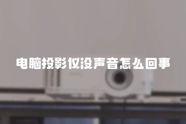 電腦投影儀沒聲音怎么回事