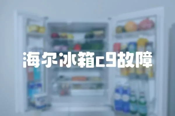 海爾冰箱c9故障