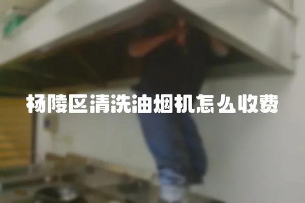 楊陵區(qū)清洗油煙機怎么收費