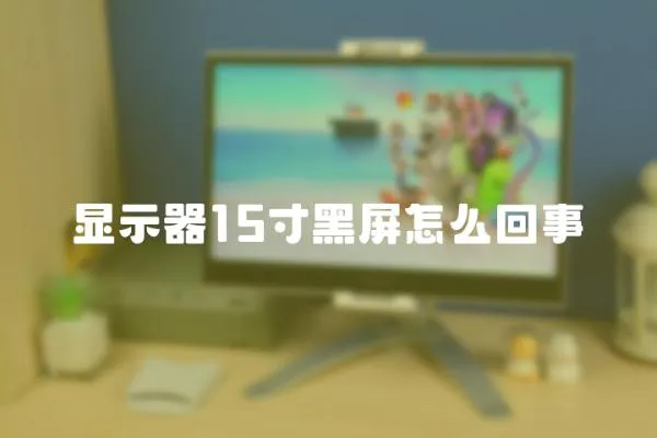 顯示器15寸黑屏怎么回事
