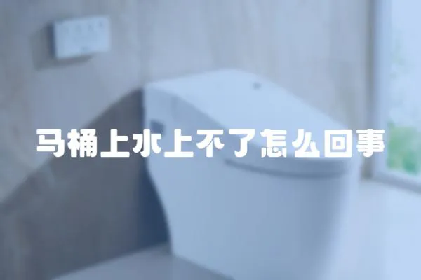 馬桶上水上不了怎么回事