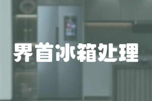 界首冰箱處理