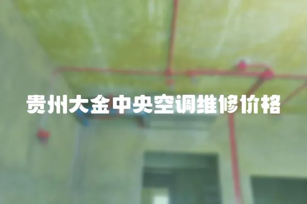 貴州大金中央空調維修價格