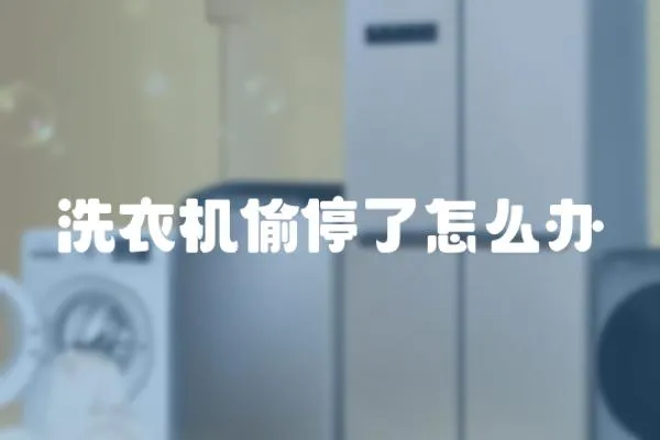 洗衣機偷停了怎么辦