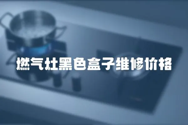 燃氣灶黑色盒子維修價格